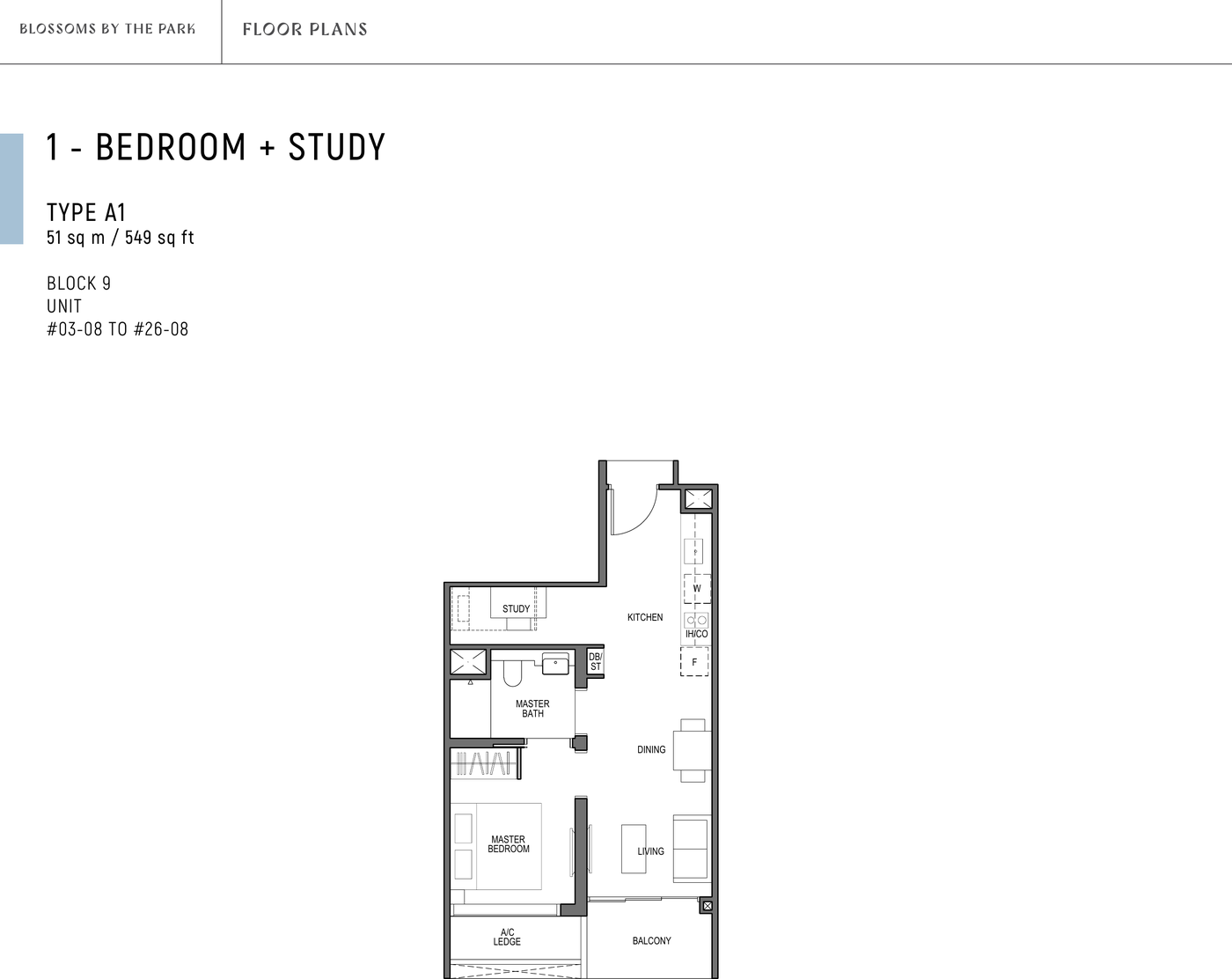 Type A1 floor plan