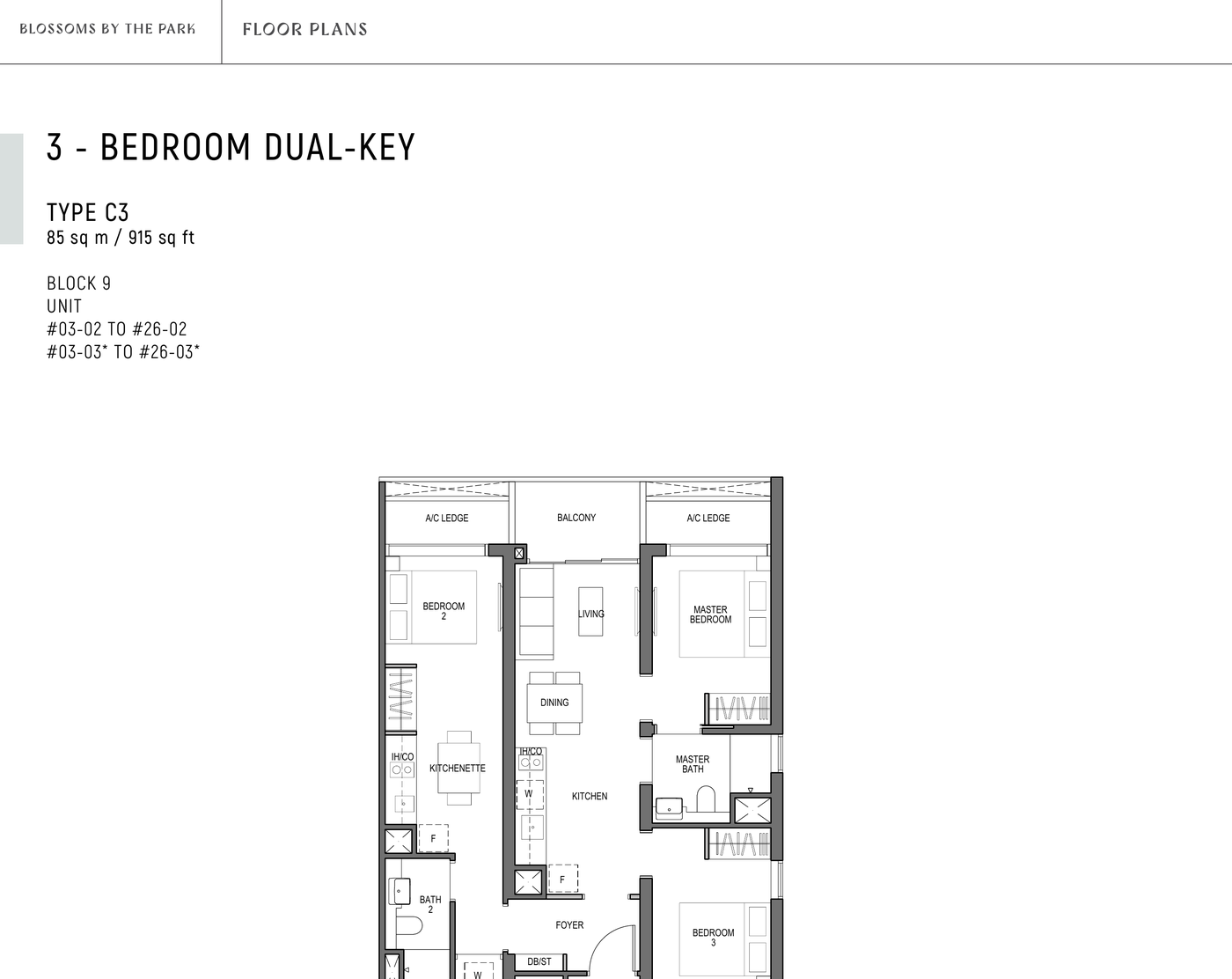 Type C3 floor plan